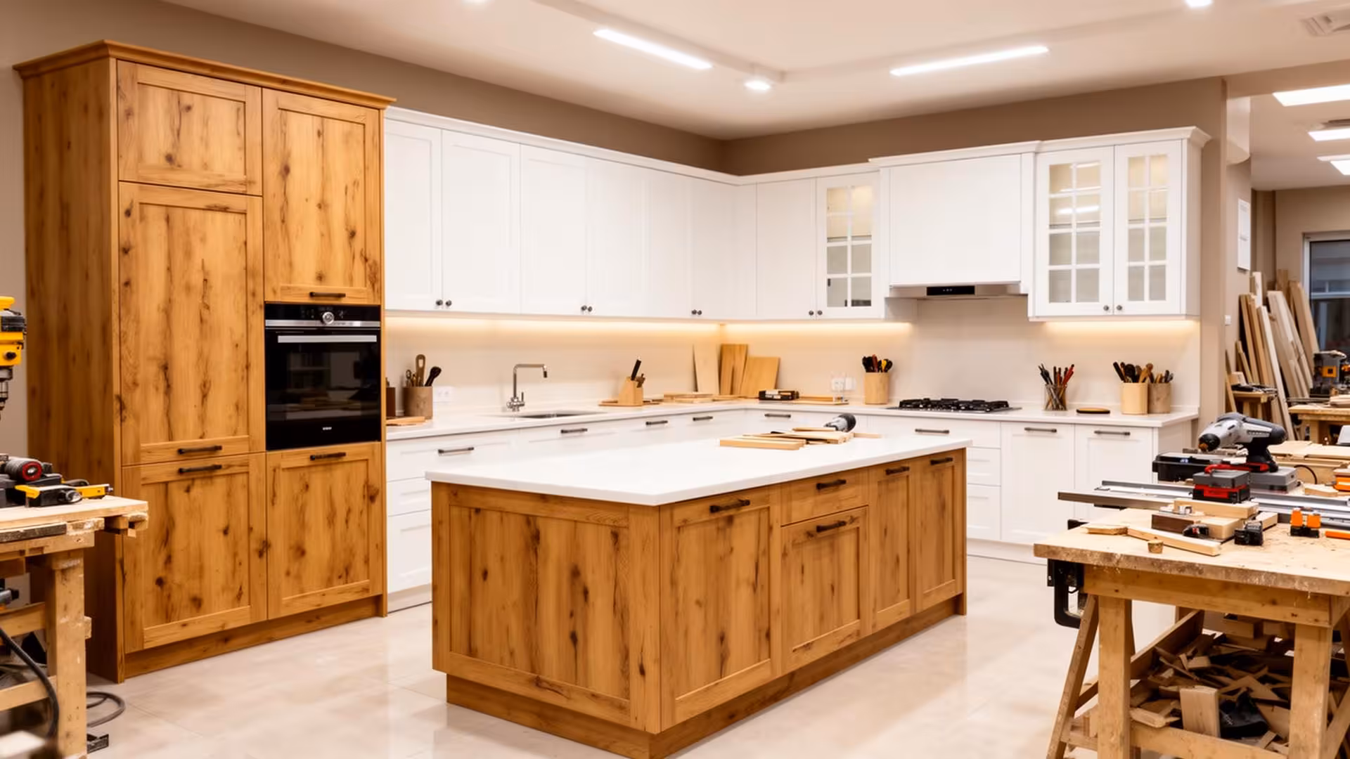 Bespoke kitchen cabinets and furniture made in Ankara Siteler